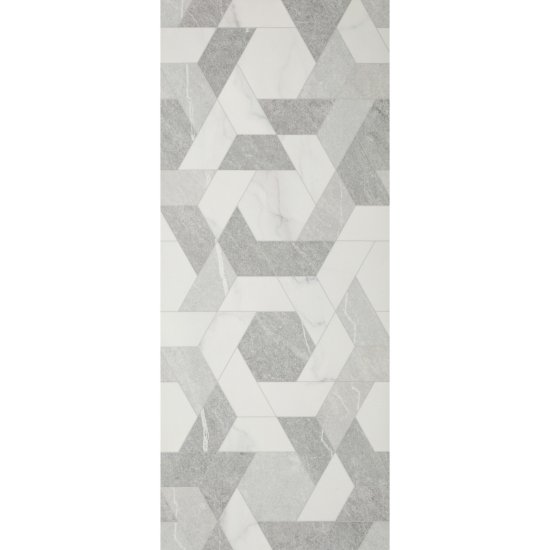 Плитка облицовочная Gracia Ceramica Katana серая геометрия 600x250x9 мм (8 шт.=1,2 кв.м)