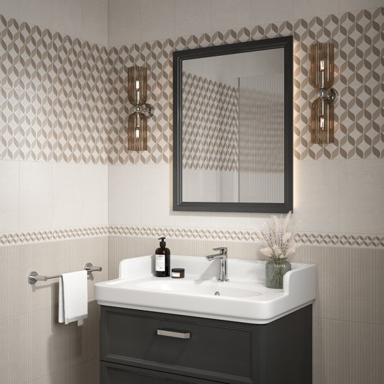 Плитка бордюр Kerama Marazzi Орсони серая светлая 200x57x6,9 мм