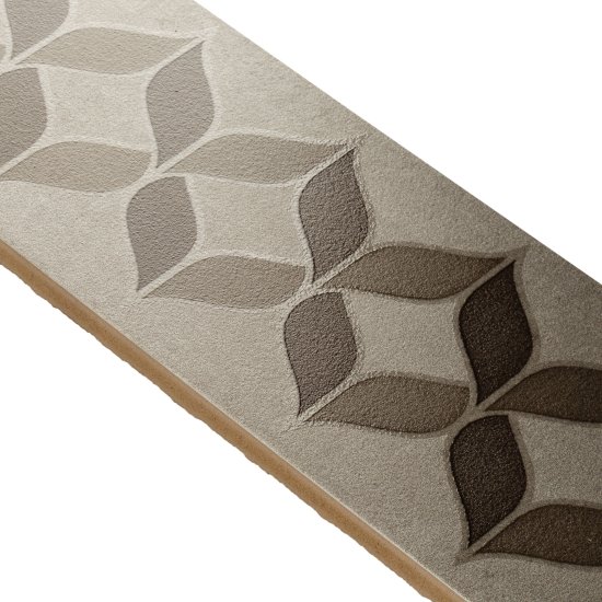 Плитка бордюр Kerama Marazzi Орсони серая светлая 200x57x6,9 мм