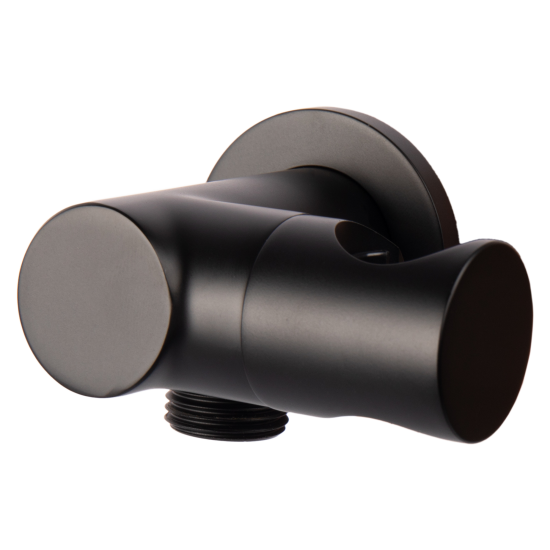 Душевая система Vidage Корбу скрытого монтажа круг цвет черный матовый