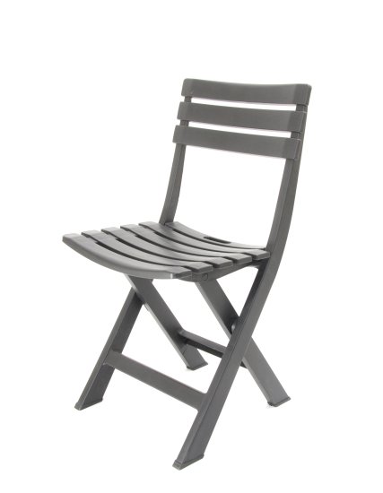 Стул садовый складной Марсель 34x41x79 см полипропилен графит