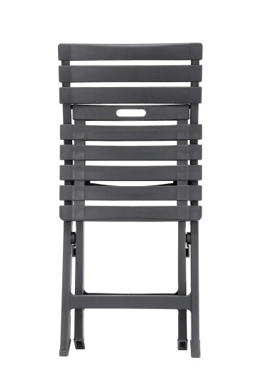 Стул садовый складной Марсель 34x41x79 см полипропилен графит