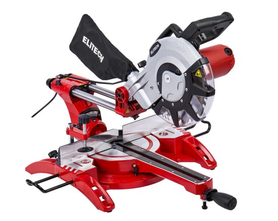 Пила торцовочная сетевая Elitech ПТ17-25К, 1800 Вт, 255 мм