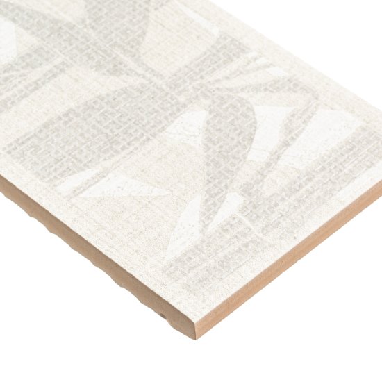 Плитка бордюр Kerama Marazzi Тессуто бамбук серая 250x77x8 мм