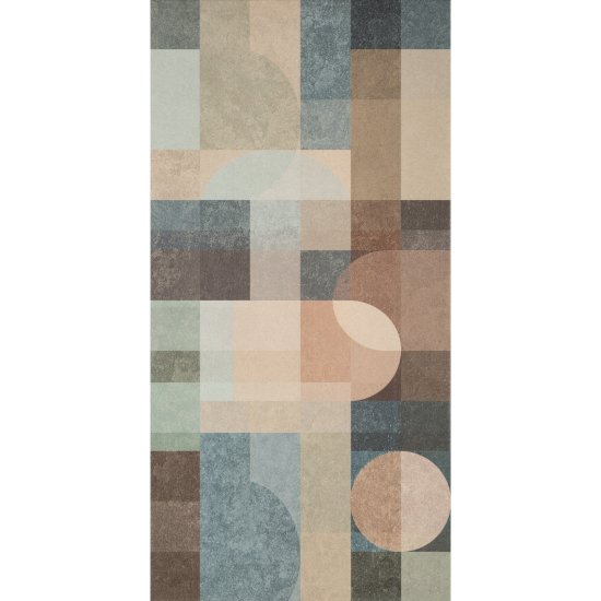 Плитка декор Kerama Marazzi Чементо многоцветная 600x300x9 мм