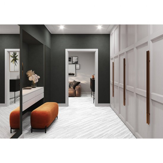 Керамогранит Alma Ceramica Alpina светло-серый 900х200х7 мм (9 шт.=1,62 кв.м)