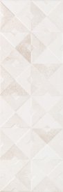 Плитка облицовочная Alma Ceramica Mars бежевая геометрия 600x200x7,5 мм (16 шт.=1,92 кв.м)
