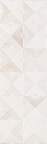 Плитка облицовочная Alma Ceramica Mars бежевая геометрия 600x200x7,5 мм (16 шт.=1,92 кв.м)