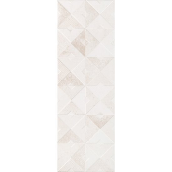 Плитка облицовочная Alma Ceramica Mars бежевая геометрия 600x200x7,5 мм (16 шт.=1,92 кв.м)
