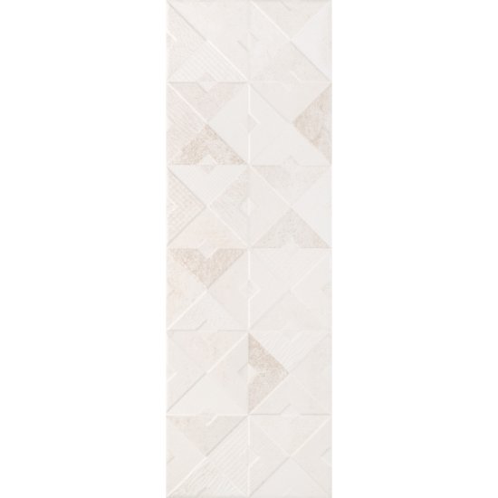 Плитка облицовочная Alma Ceramica Mars бежевая геометрия 600x200x7,5 мм (16 шт.=1,92 кв.м)