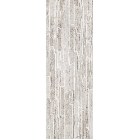 Плитка облицовочная Alma Ceramica Rocko серая 01 600x200x7,5 мм (16 шт.=1,92 кв.м)