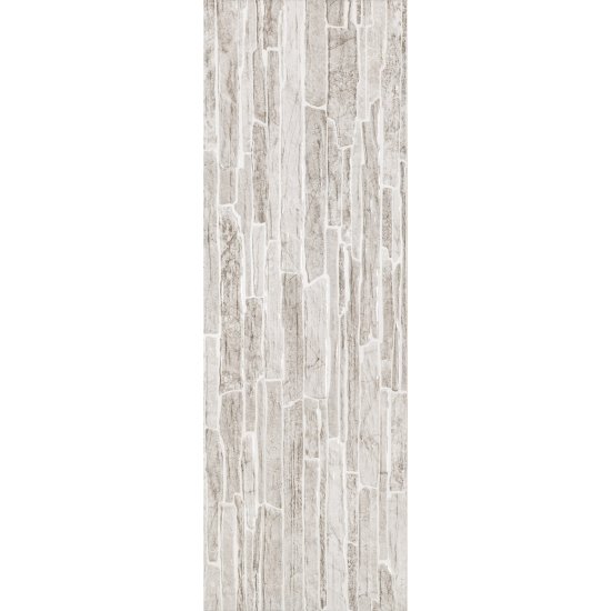 Плитка облицовочная Alma Ceramica Rocko серая 01 600x200x7,5 мм (16 шт.=1,92 кв.м)