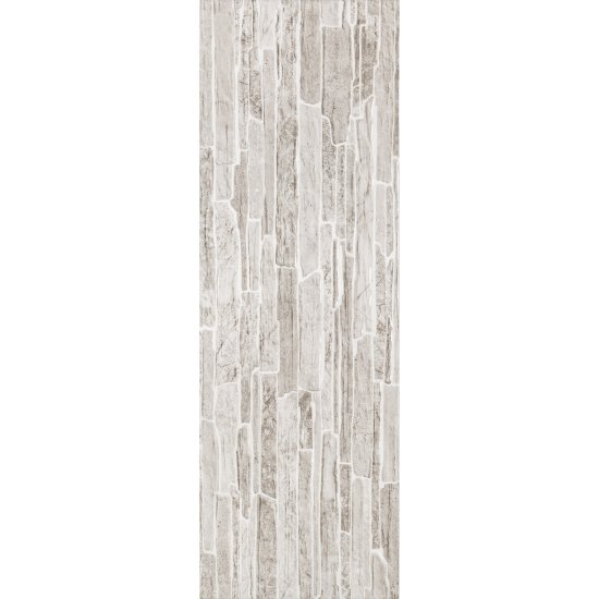 Плитка облицовочная Alma Ceramica Rocko серая 01 600x200x7,5 мм (16 шт.=1,92 кв.м)