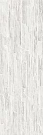 Плитка облицовочная Alma Ceramica Rocko белая 01 600x200x7,5 мм (16 шт.=1,92 кв.м)