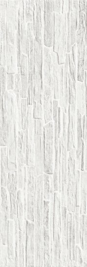 Плитка облицовочная Alma Ceramica Rocko белая 01 600x200x7,5 мм (16 шт.=1,92 кв.м)