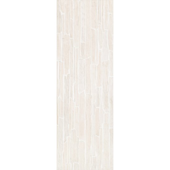 Плитка облицовочная Alma Ceramica Rocko светло-бежевая 01 600x200x7,5 мм (16 шт.=1,92 кв.м)