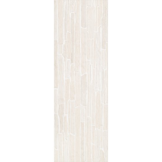 Плитка облицовочная Alma Ceramica Rocko светло-бежевая 01 600x200x7,5 мм (16 шт.=1,92 кв.м)