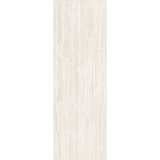 Плитка облицовочная Alma Ceramica Rocko светло-бежевая 01 600x200x7,5 мм (16 шт.=1,92 кв.м)