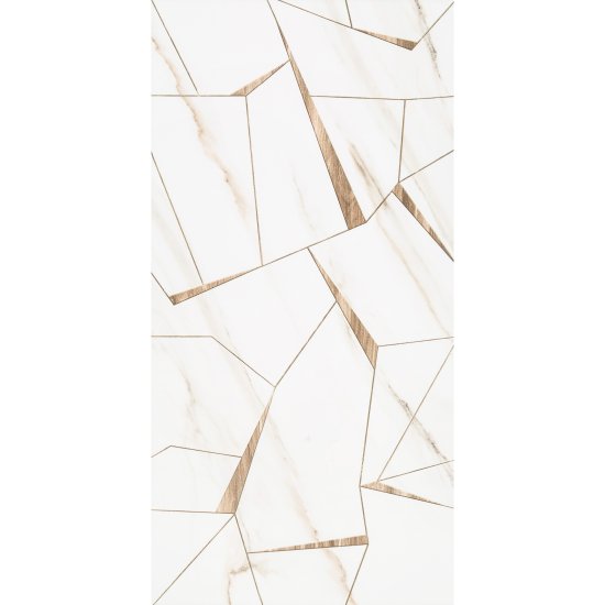 Плитка облицовочная AltaCera Esprit белая геометрия 500x250x9 мм (13 шт.=1,625 кв.м)