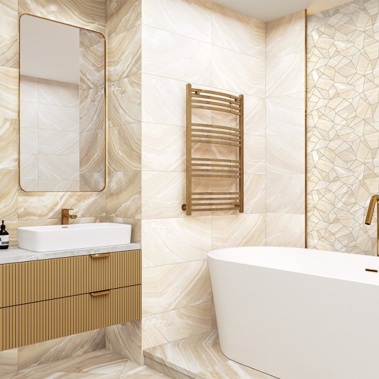 Плитка облицовочная New Trend Venice светло-бежевая 600x300x9 мм (10 шт.=1,8 кв.м)