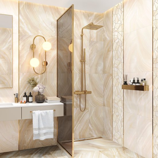 Керамогранит New Trend Venice бежевый 600x600x9 мм (5 шт.=1,8 кв.м)