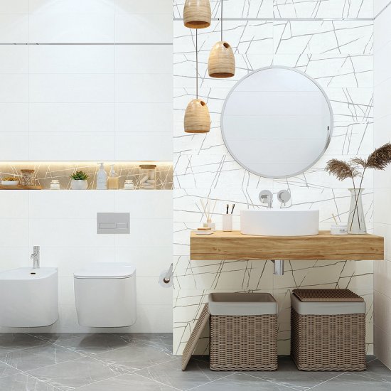 Плитка облицовочная New Trend Chicago серая камень 600x200x7,5 мм (16 шт.=1,92 кв.м)