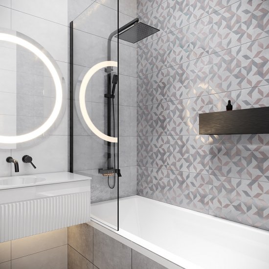 Плитка напольная Axima Дорадо серая 400x400x9 мм (10 шт.=1,6 кв.м)