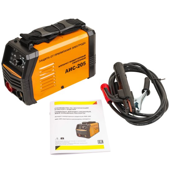 Сварочный аппарат инверторный АИС-205, 205 А, до 4 мм
