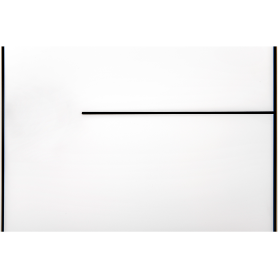 Дверь межкомнатная глухая с замком и петлями в комплекте Борно 55 90x200 см ПЭТ цвет белый