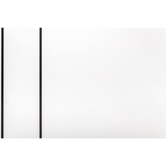 Дверь межкомнатная глухая с замком и петлями в комплекте Борно 56 80x200 см ПЭТ цвет белый