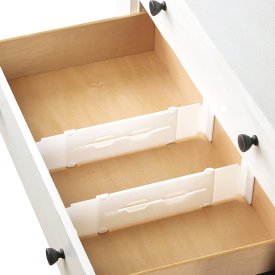 Разделители для мебельного ящика Gromell Banie 55x8.7x5.1 см пластик цвет белый 2 шт