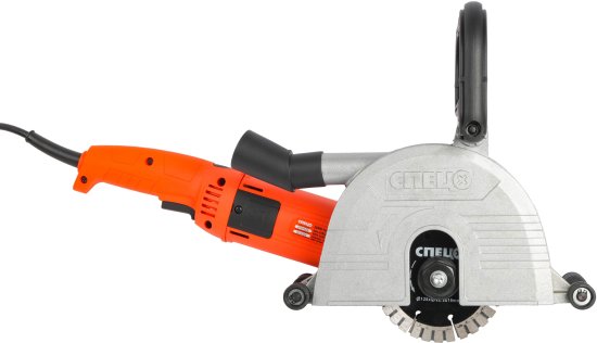 Штроборез сетевой Спец ШЭМ-125/1800, 1800 Вт, 125 мм