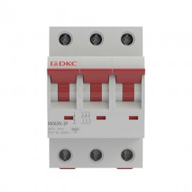 Автоматический выключатель модульный DKC Yon Max MD63N 3P 50А тип C 6 кА 400 В (MD63N-3PC50)