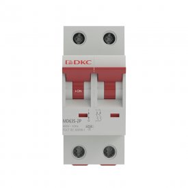 Автоматический выключатель модульный DKC Yon Max MD63S 2P 10А тип C 4,5 кА 400 В (MD63S-2PC10)