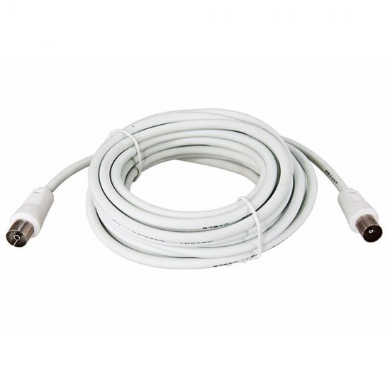 ТВ удлинитель Rexant штекер-гнездо (1,5 м) белый (18-0002)