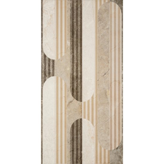Плитка декор Axima Андорра бежевая 600x300x9 мм