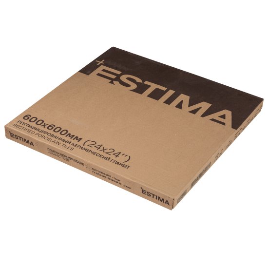 Керамогранит Estima Gabbro GB02 серый 600x600x10 мм (4 шт.=1,44 кв.м)