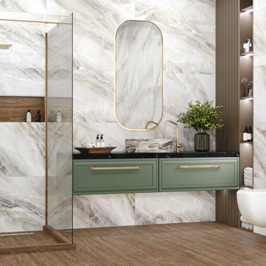 Керамогранит New Trend Estelle бежевый матовый карвинг 600х600х9,5 мм (4 шт.=1,44 кв.м)