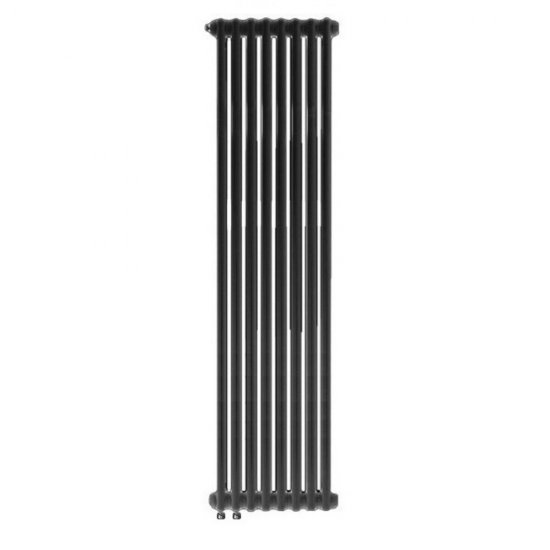 Радиатор стальной трубчатый Rifar Tubog 1800х368 мм 3/4 8 секций нижнее подключение антрацит