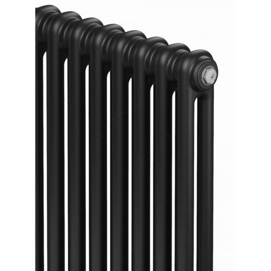 Радиатор стальной трубчатый Rifar Tubog 1800х368 мм 3/4 8 секций нижнее подключение антрацит