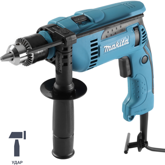 Дрель ударная Makita HP1640 680 Вт