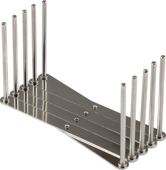 Подставка для крышек Mallony 48.7x13x7 см нержавеющая сталь серый