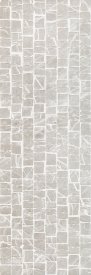 Плитка облицовочная Alma Ceramica Laurent серая мозаика 740x246x9 мм (7 шт.=1,274 кв.м)