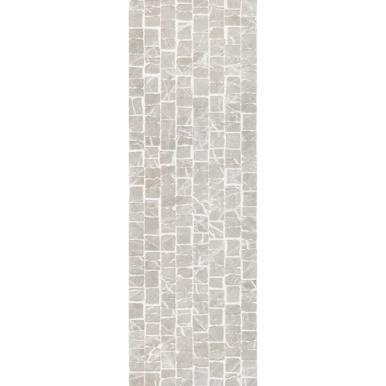 Плитка облицовочная Alma Ceramica Laurent серая мозаика 740x246x9 мм (7 шт.=1,274 кв.м)