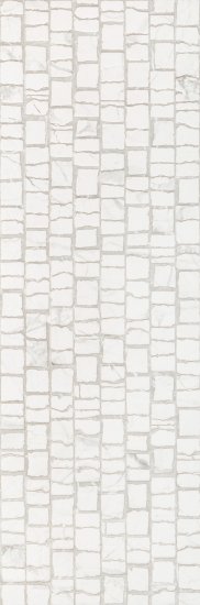 Плитка облицовочная Alma Ceramica Laurent белая мозаика 740x246x9 мм (7 шт.=1,274 кв.м)