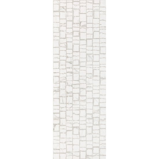 Плитка облицовочная Alma Ceramica Laurent белая мозаика 740x246x9 мм (7 шт.=1,274 кв.м)