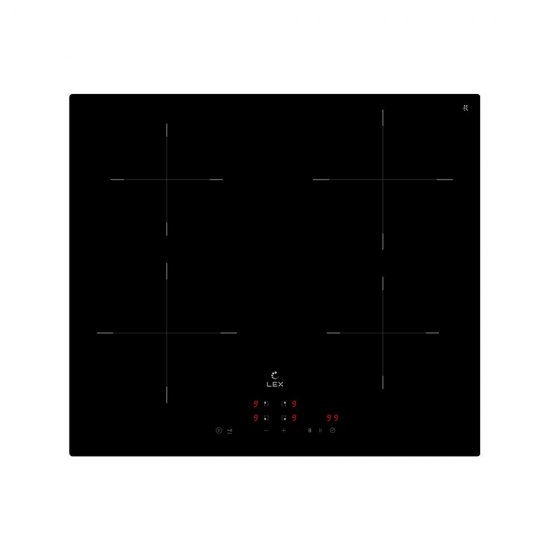 Варочная панель индукционная Lex EVI 640A BL 4 конфорки черная