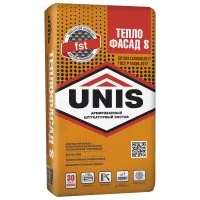 Штукатурно-клеевая смесь для теплоизоляции Unis Теплофасад S высокопрочная зимняя 25 кг