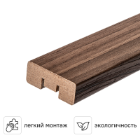 Рейка МДФ Portika цвет орех 2700x16x40 мм