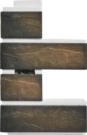 Термопанель наружный угол Мосстрой-31 Brick House коричневый 26x25x41x5 см